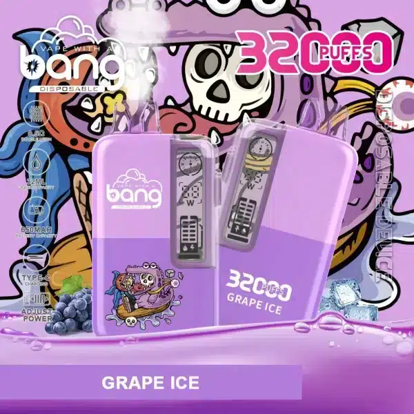 Bang 32000 Puffs Vape Grape Ice Bang 32000 Puffs Vape Grape Ice
