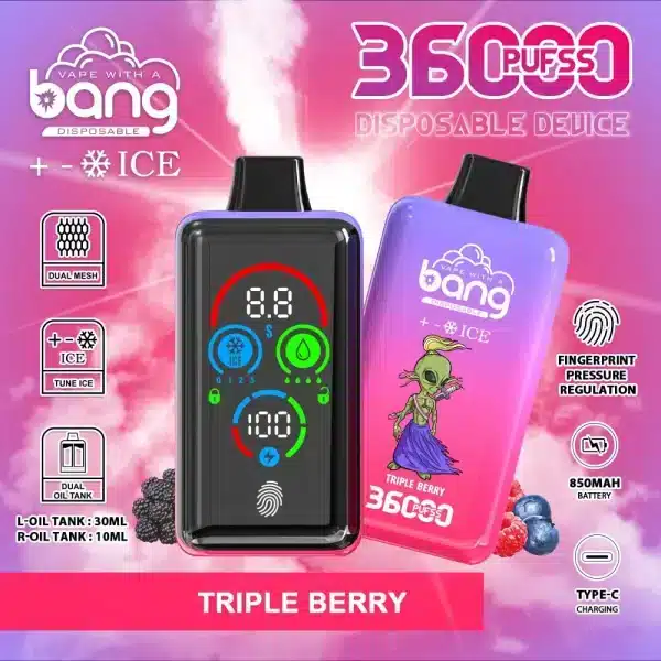 Bang 36000 Ice Level Triple Berry