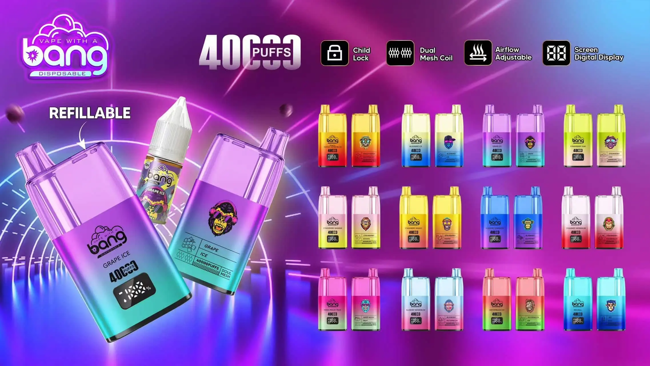 Bang 40000 Refillable Vape