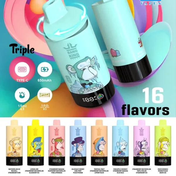 Bang 75000 Puffs 3in1 Flavors